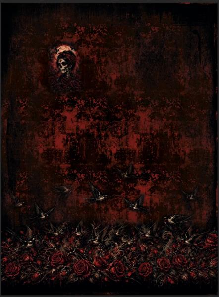 Living Death - 2-m-Paneel - French Terry
